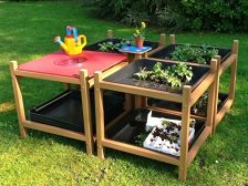 Children's Gardening Exploration Table - Set of 4  Recycled Plastic